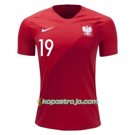 Billiga Fotbollströjor Polen Piotr Zielinski 19  VM 2018 Borta tröja